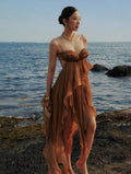 Organza Maxi Dress