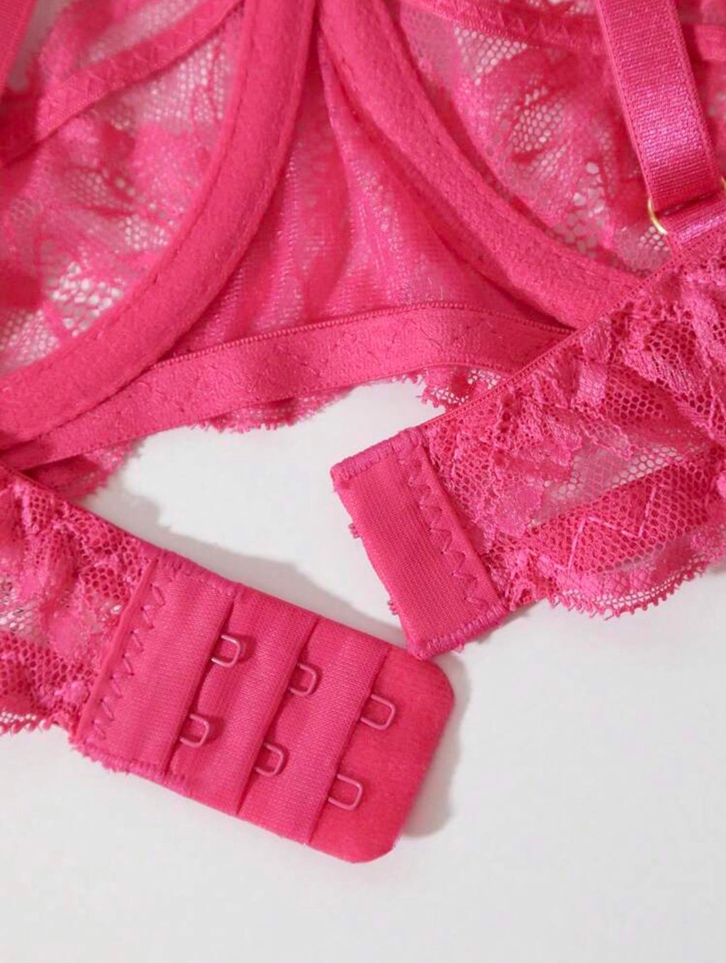 Half Bra Cup Lingerie Set