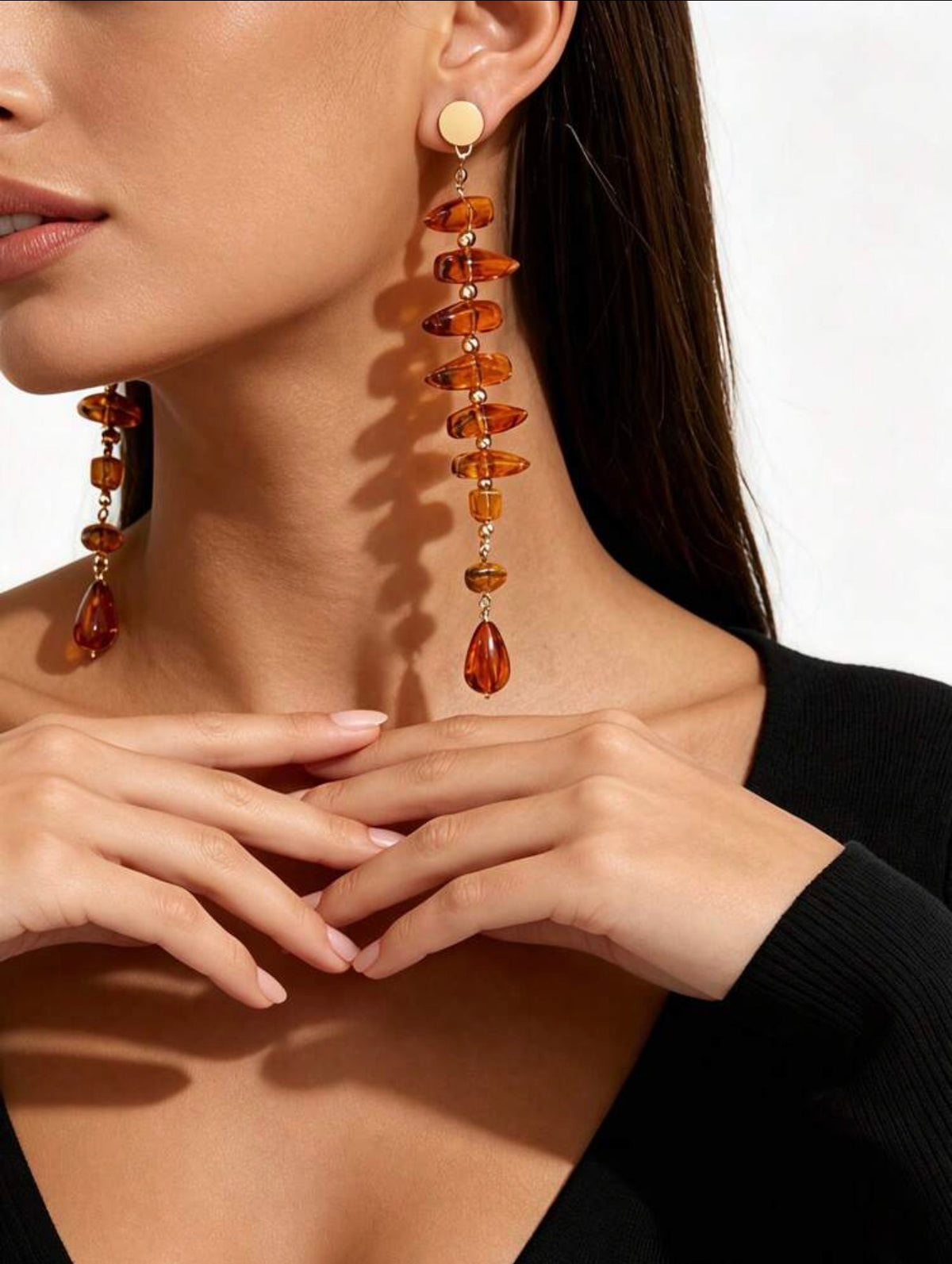 Vertical Drop Earrings