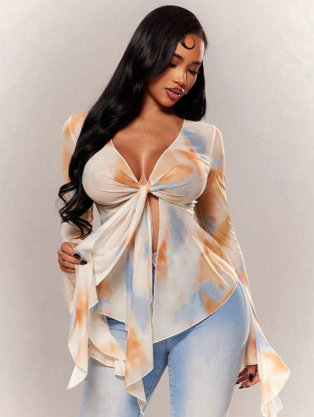 Flare Sleeve Top