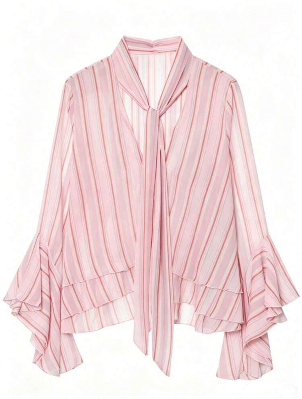 Rainbow Striped Blouse