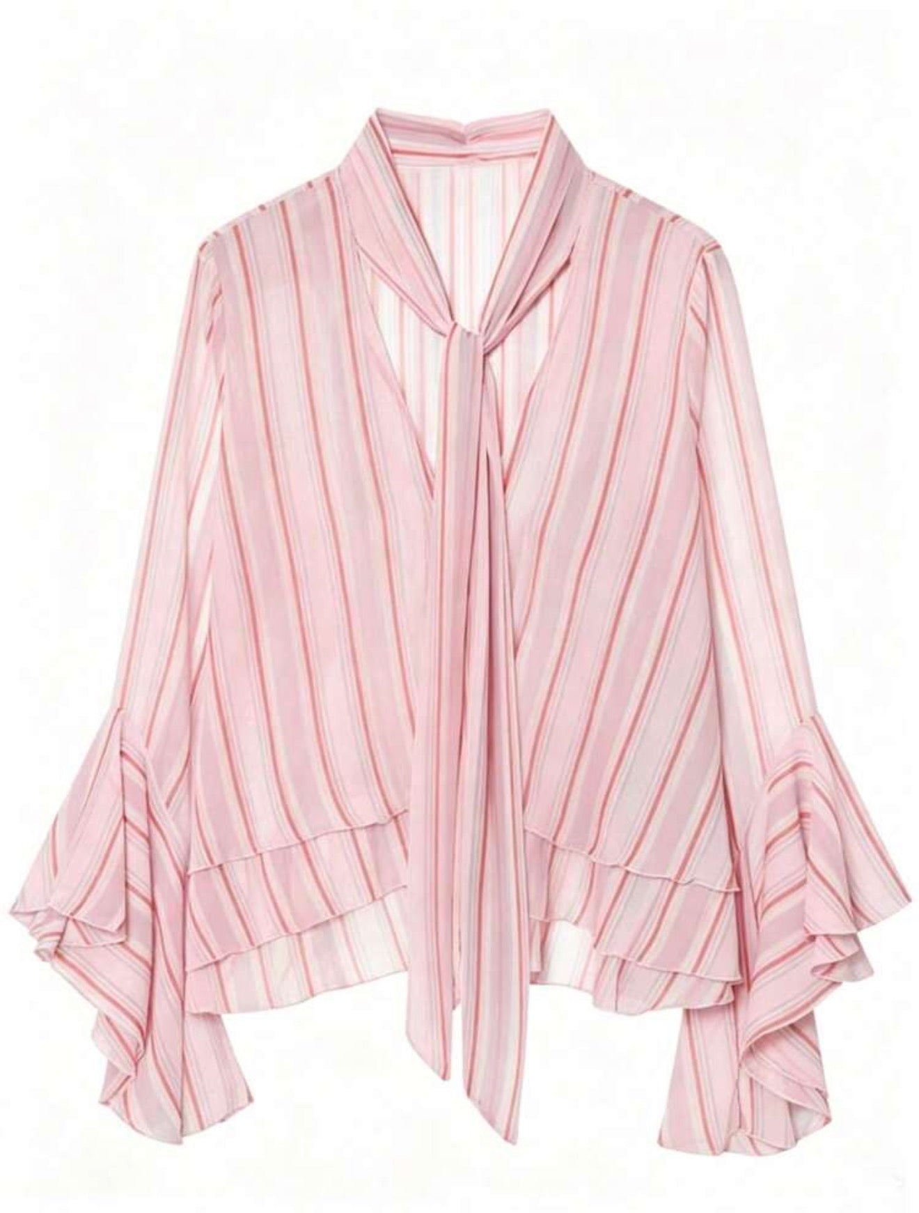 Rainbow Striped Blouse