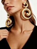 3D Large Drop Earrings