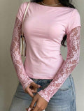 Pink Long Sleeve Top