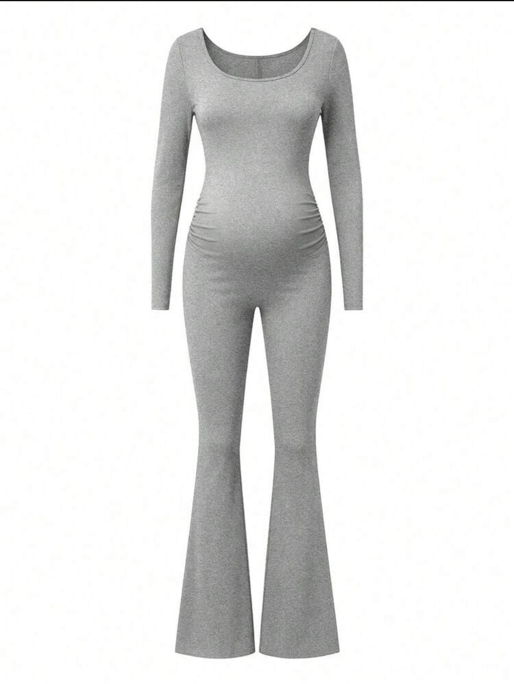 Maternity Long Sleeve Jumpsuit