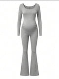 Maternity Long Sleeve Jumpsuit