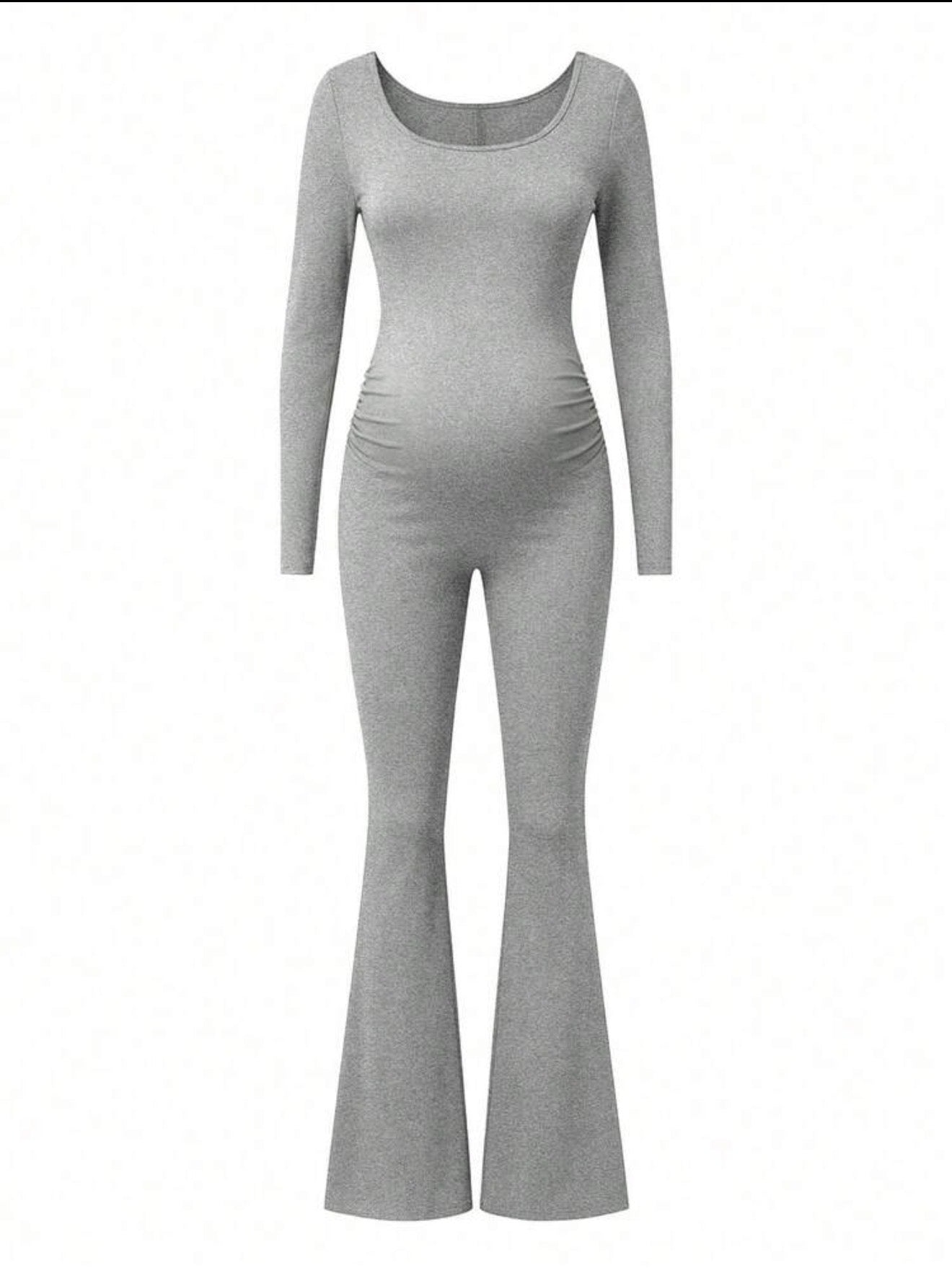 Maternity Long Sleeve Jumpsuit