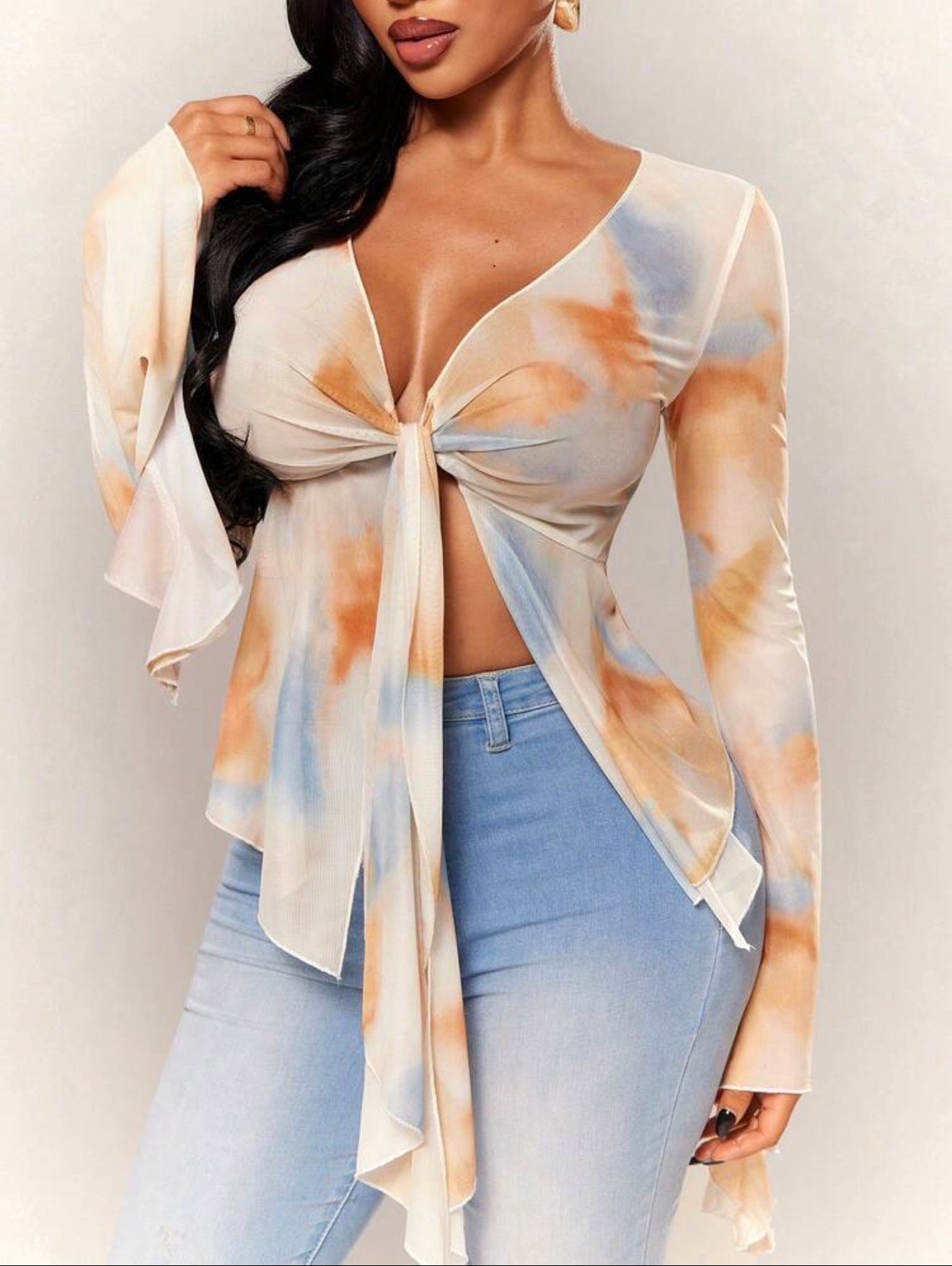 Flare Sleeve Top
