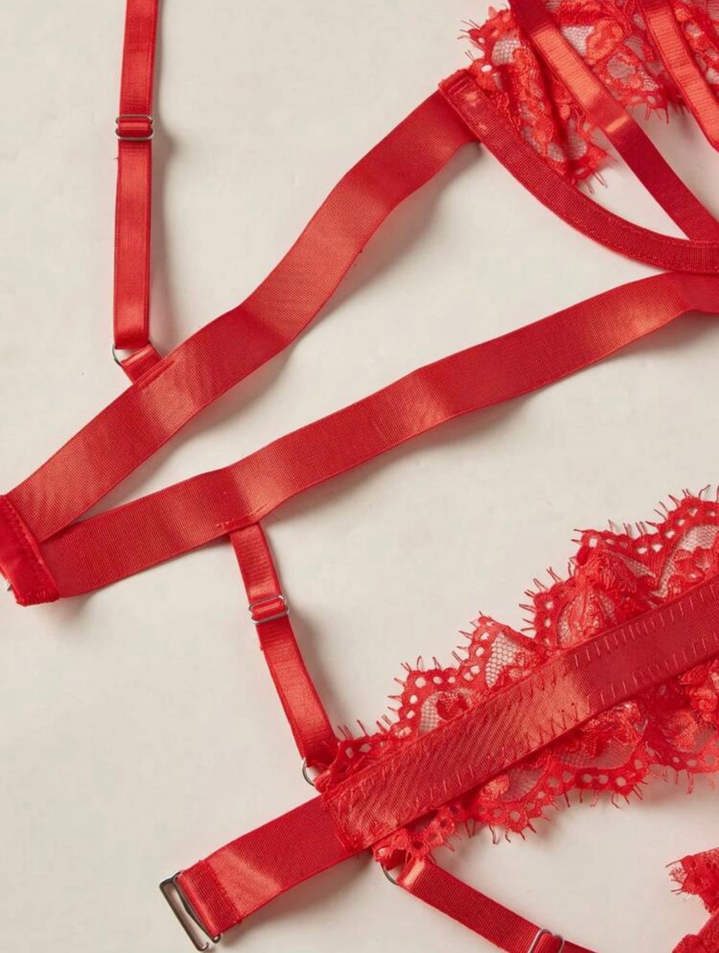 Contrast Lace Lingerie