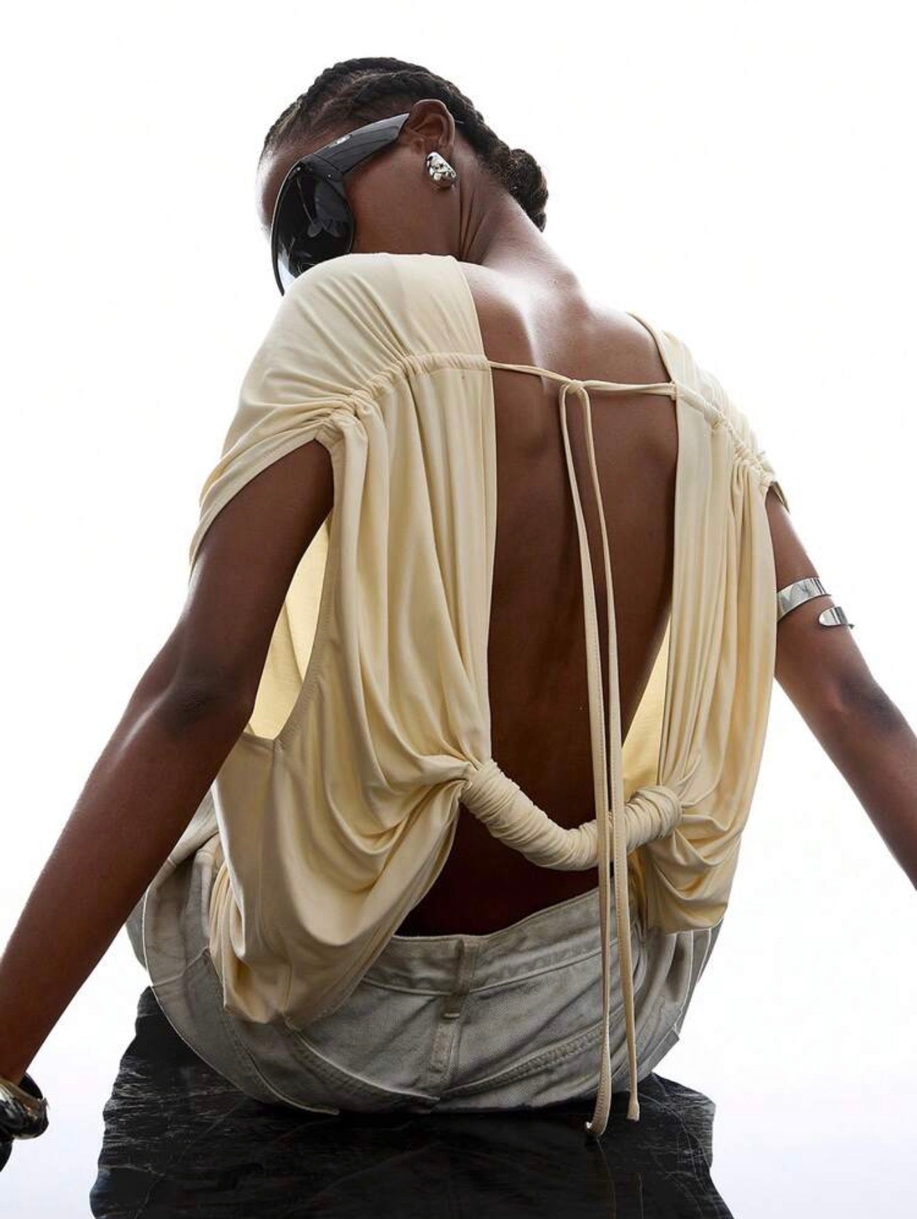 Minimalist Backless Top
