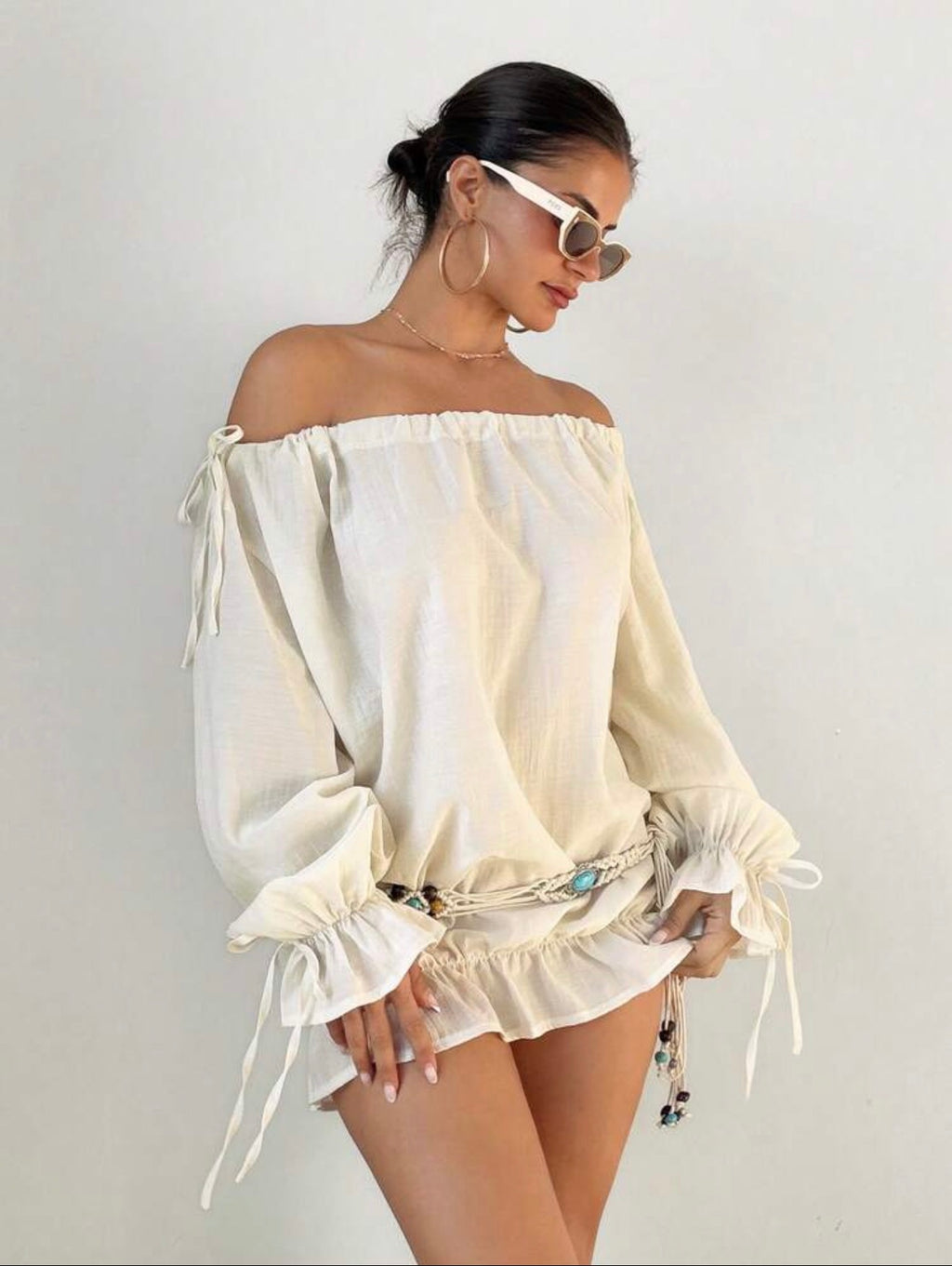 Elegant French Ruffle Dress