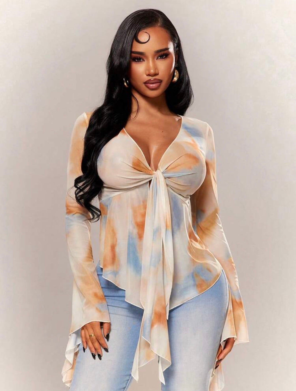 Flare Sleeve Top
