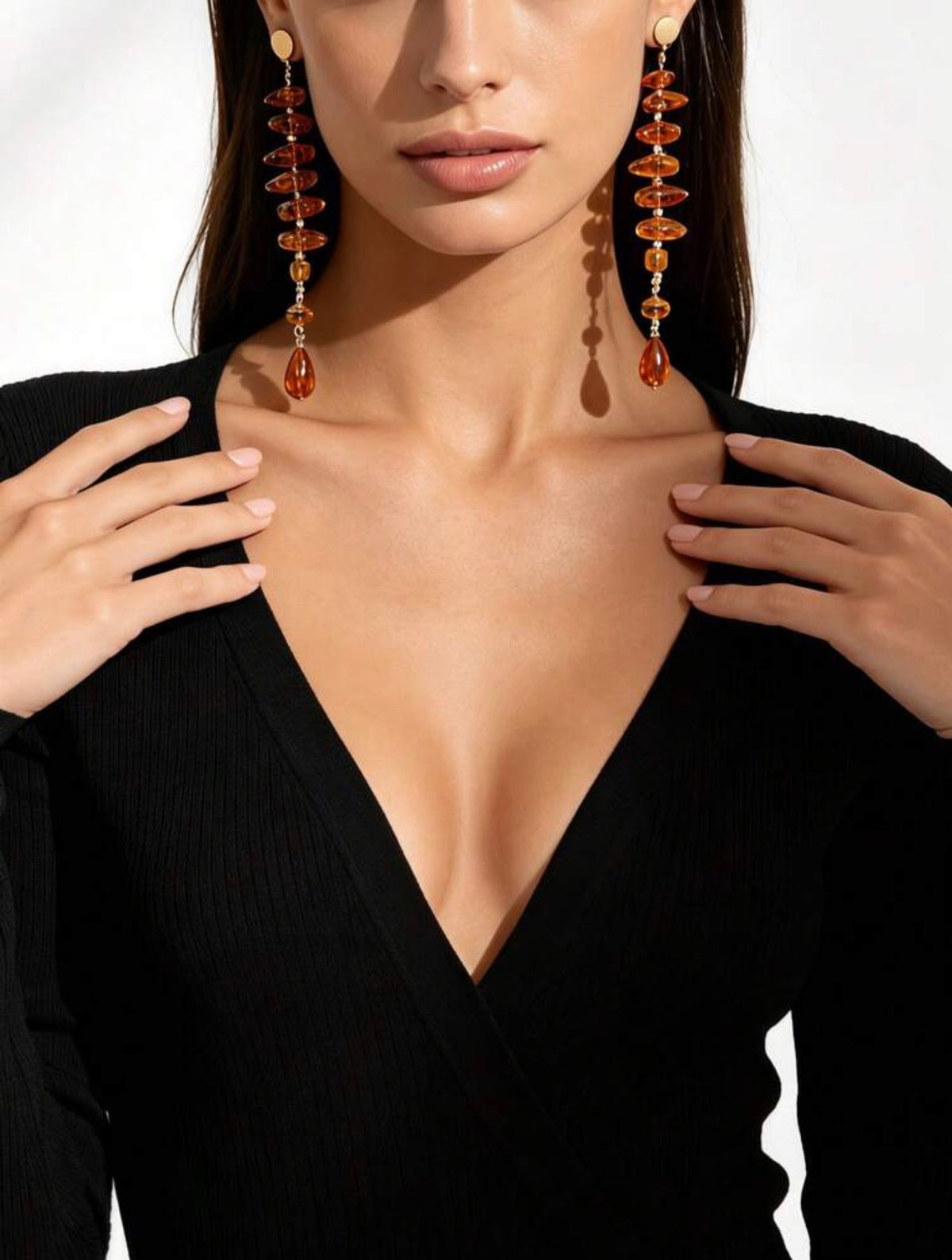 Vertical Drop Earrings