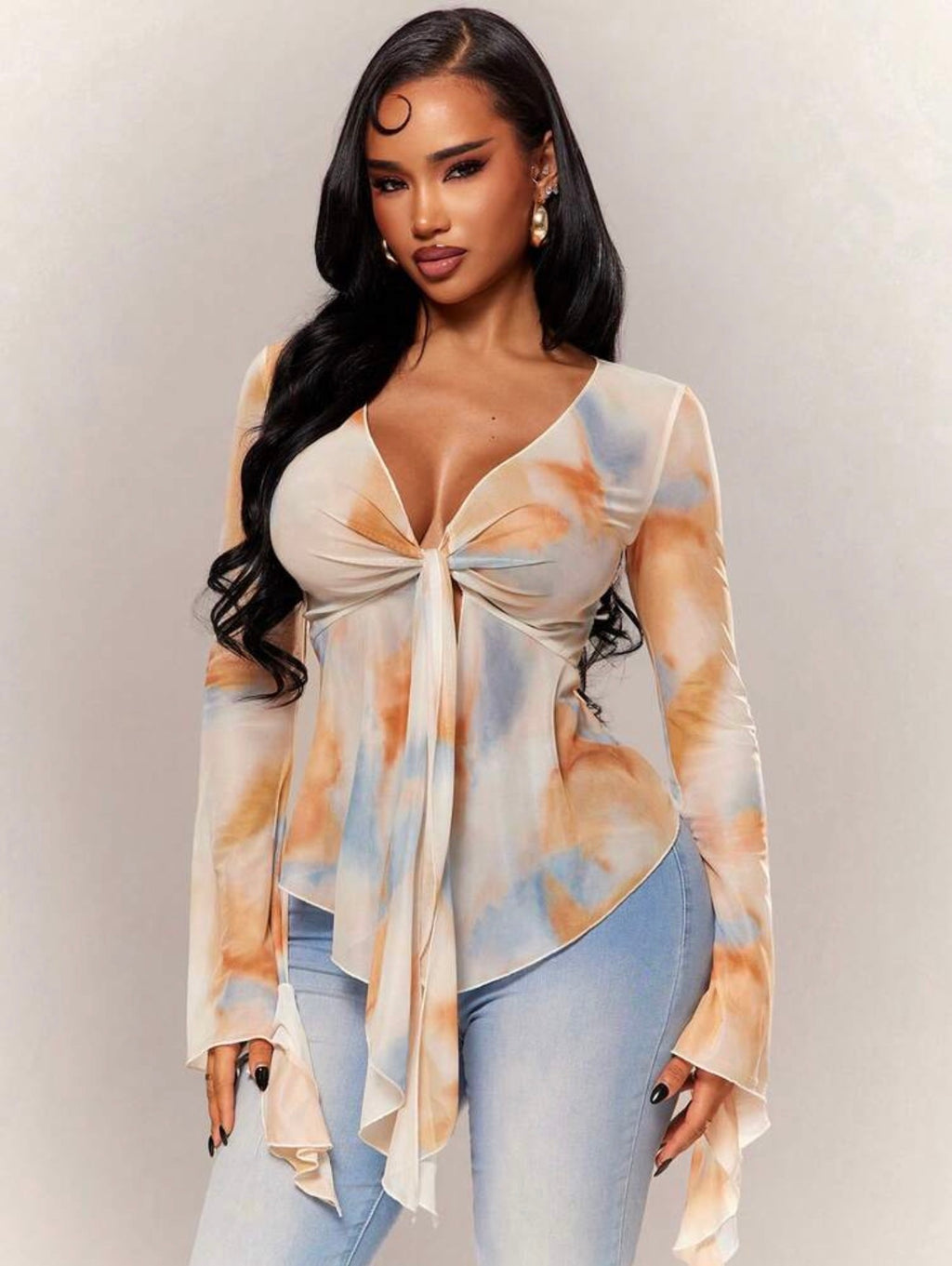 Flare Sleeve Top