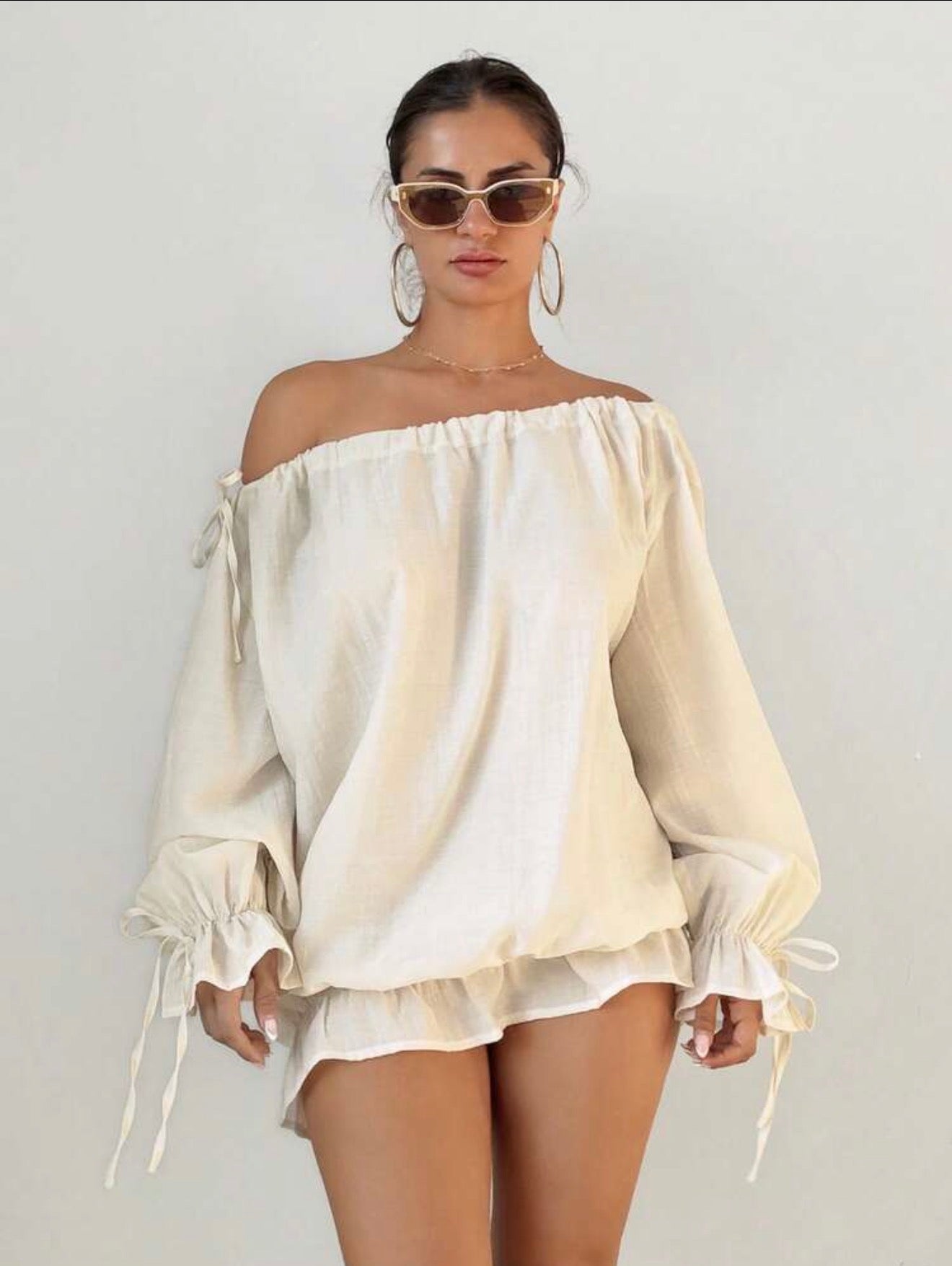 Elegant French Ruffle Dress